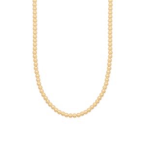 16 + 2 5mm 14/20 Gold Filled Bead Necklace