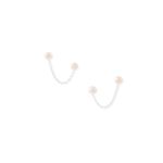Pearl Double Post Earrings