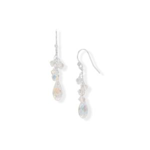 Cluster French Wire Earrings made with Swarovski Crystals