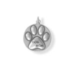 Oxidized Dog Mom Charm