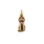 Silver or Gold 3D Sitting Labradoodle Charm