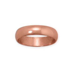4.7mm Domed Solid Copper Ring