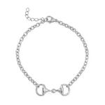 7 + 1 Stainless Steel Horse Bit Bracelet