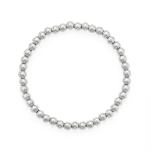 7.5 5mm Stainless Steel Bead Stretch Bracelet