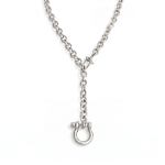 Adjustable 22 Stainless Steel Horse Bit Necklace