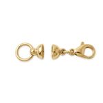 18 Karat Gold PVD Stainless Steel Magnetic Layering Converter Clasp