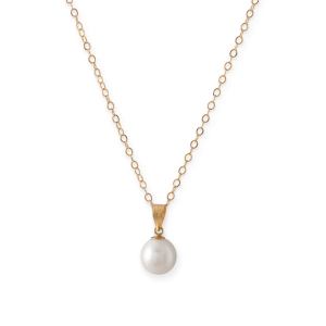 14 Karat Gold Cultured Freshwater Pearl Necklace
