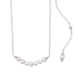 Beautiful Cultured Freshwater Pearl Back Drop Necklace