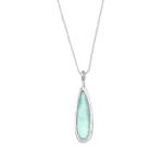 Ancient Roman Glass Pear Drop Necklace