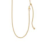 Adjustable Gold Filled French Wheat Chain