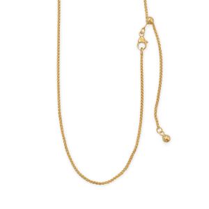 Adjustable Gold Filled French Wheat Chain
