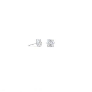 3mm CZ Square Earrings