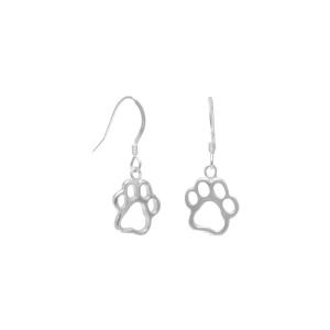 Cutout Paw Print Earrings