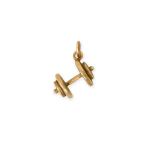 Silver or Gold 3D Dumbbell Charm