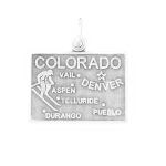 Oxidized Colorado State Charm