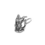 Oxidized 3D Beer Stein Charm