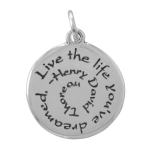 Oxidized Live the life you've dreamed Charm