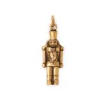 Silver or Gold 3D Cute Nutcracker Charm