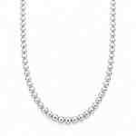 Sterling Silver 5mm Bead Necklace