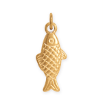 18 Karat Gold PVD Stainless Steel Fish Charm